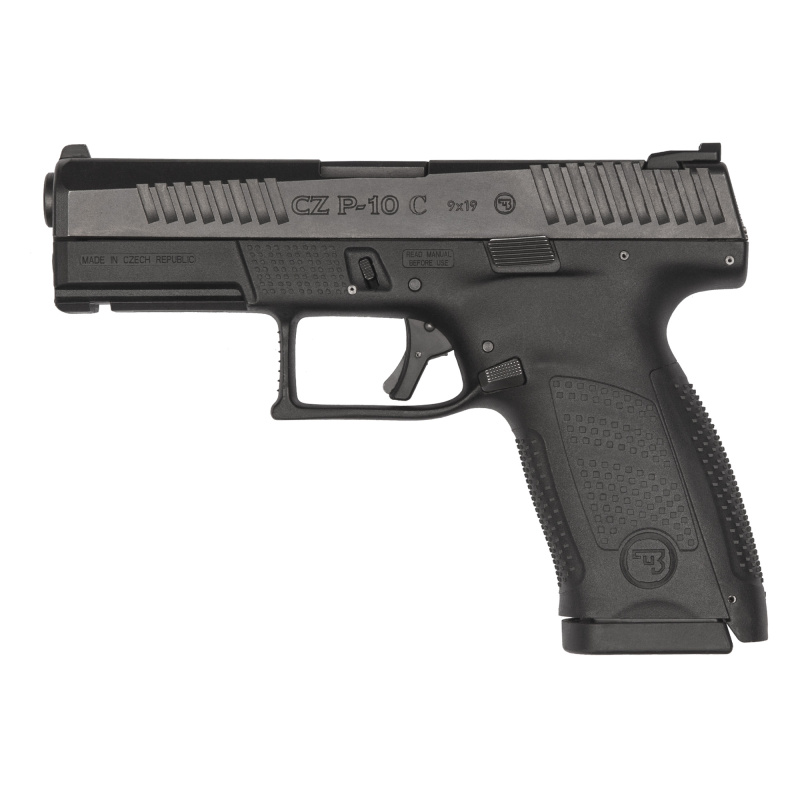 P-10C OR | 9MM, 4.02" Barrel, Nitride Finish, Black, Fixed Sights, Optic Ready, 1 15 Rd Magazine, 91536