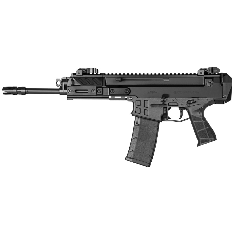 BREN 2| 556NATO, 11" Barrel, Aluminum Frame, Polymer Grips, Manual Safety, Full Size, Iron Sights, 30Rd, Semi-automatic, Black Finish 91451