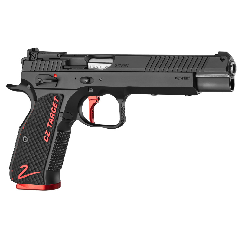 Shadow 2, Target Limited, TALO, Double Action/Single Action, Semi-automatic, Metal Frame Pistol, 9MM, 6" Barrel, Nitride Finish, Black, G10 Grips, Manual Safety, LPA Adjustable Sights, 17 Rounds, 2 Magazines, Flat Trigger With Adjustable LOP, Adjustable