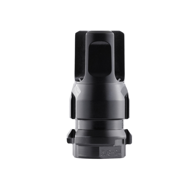KeyMicro, Flash Hider, 9MM, 13.5x1mm LH, Nitride Finish, Black DA117