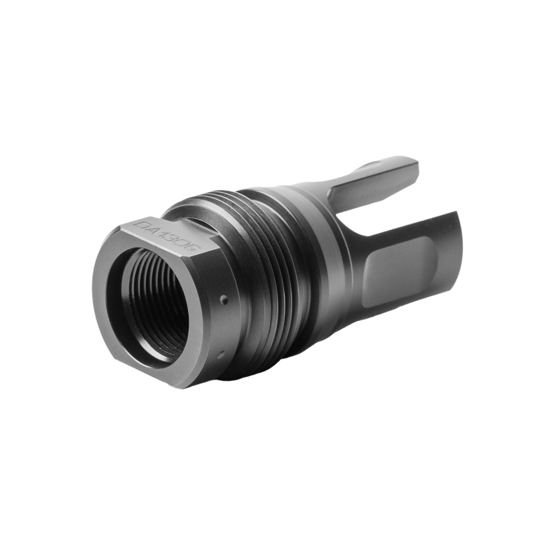 Xeno GOV 3-Prong Flash Hider, 9MM, 1/2X28 Thread Pitch, Nitride Finish, Black DA130GOV