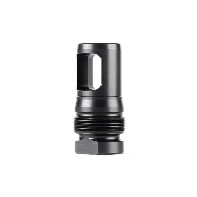 Xemax, Muzzle Brake, 338 Caliber, M18X1, Nitride Finish, Black DA153