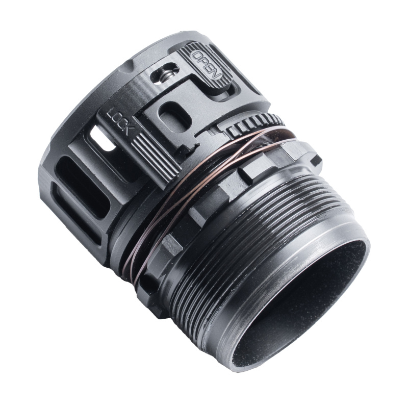 KeyMo GOV, HUB Adapter, Fits HUB Compatible Suppressors, 1.375X24 Threads, Nitride Finish, Black DA890GOVHT