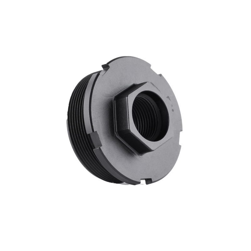 Direct Thread HUB Mount, 5/8X24 Thread Pitch, Nitride Finish, Black LT315