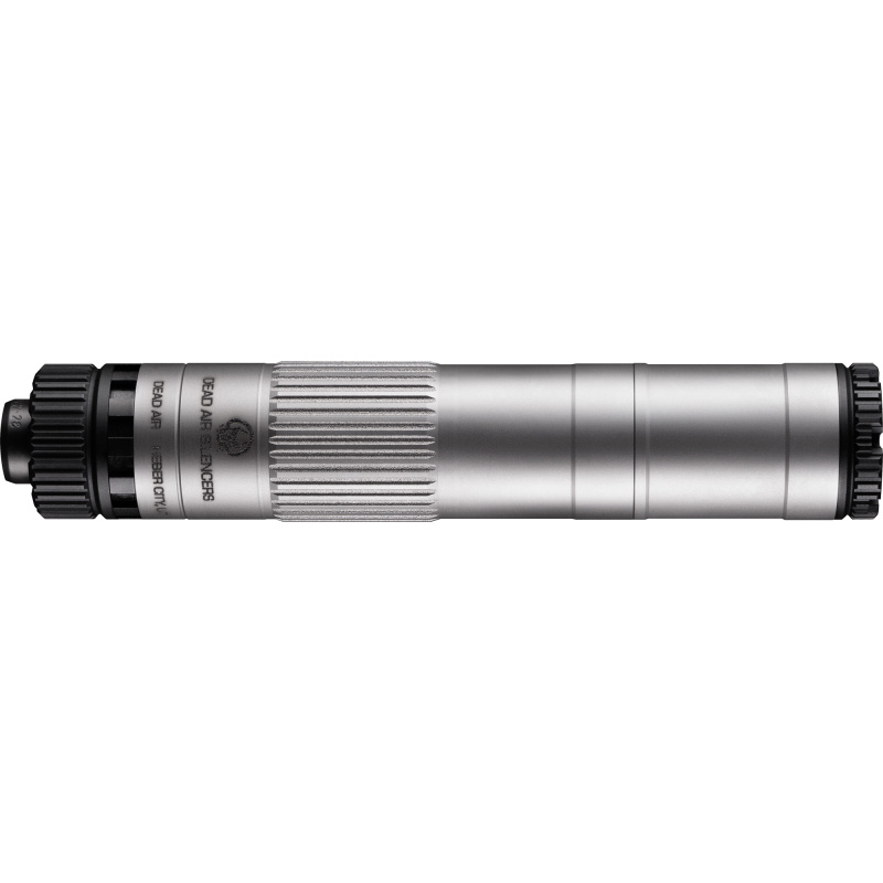 MOJAVE9, Suppressor, 9MM/.300 Blackout, Cerakote Finish, Silver, Includes 1/2-28 Piston MOJAVE9SIL