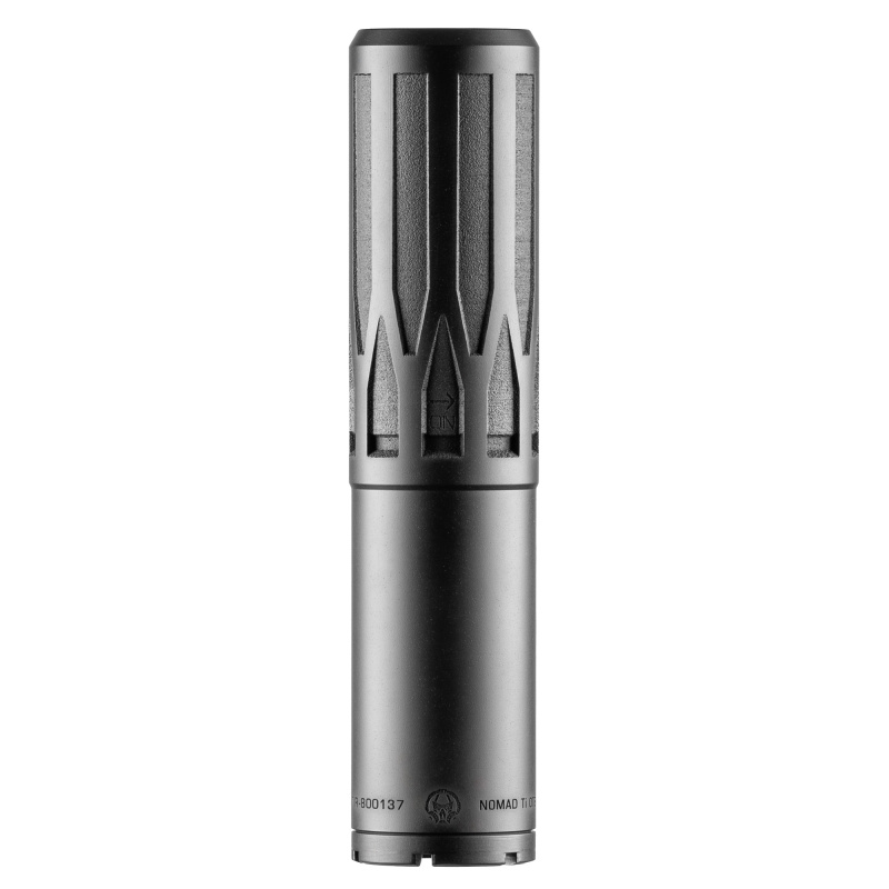 Nomad Ti OTB, Suppressor, .30 Cal, 6AL4V Grade 5 Titanium Construction, Cerakote Finish, Black, Includes 5/8X24 Thread Pitch Xeno Radial Brake and Install Tool NOMADTIOTBBLK
