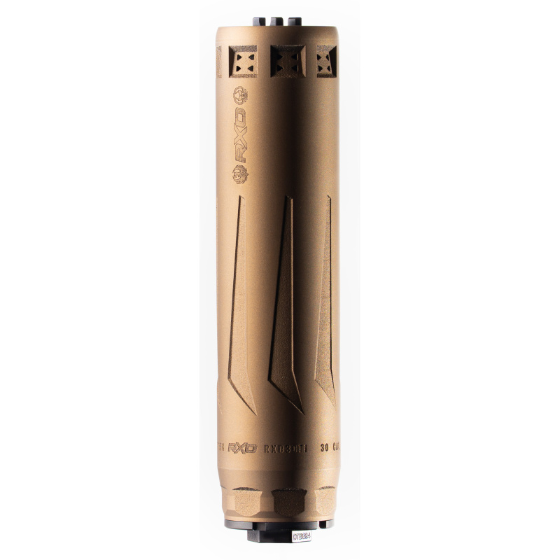 Ruger RXD 30Ti, Suppressor, 30 Caliber, 6AL4V Titanium Construction, Cerakote Finish, Burnt Bronze, Includes 5/8X24 HUB Mount RXD30TiBB