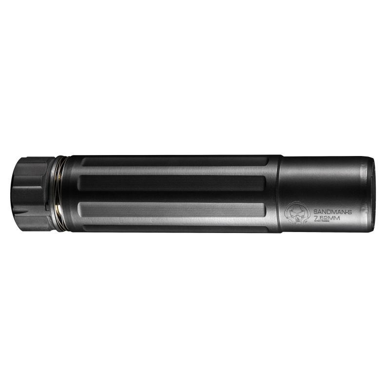 Sandman-K, Rifle Suppressor, 7.62MM, Stainless Steel, Cerakote Black Finish, Includes Mount SMK762