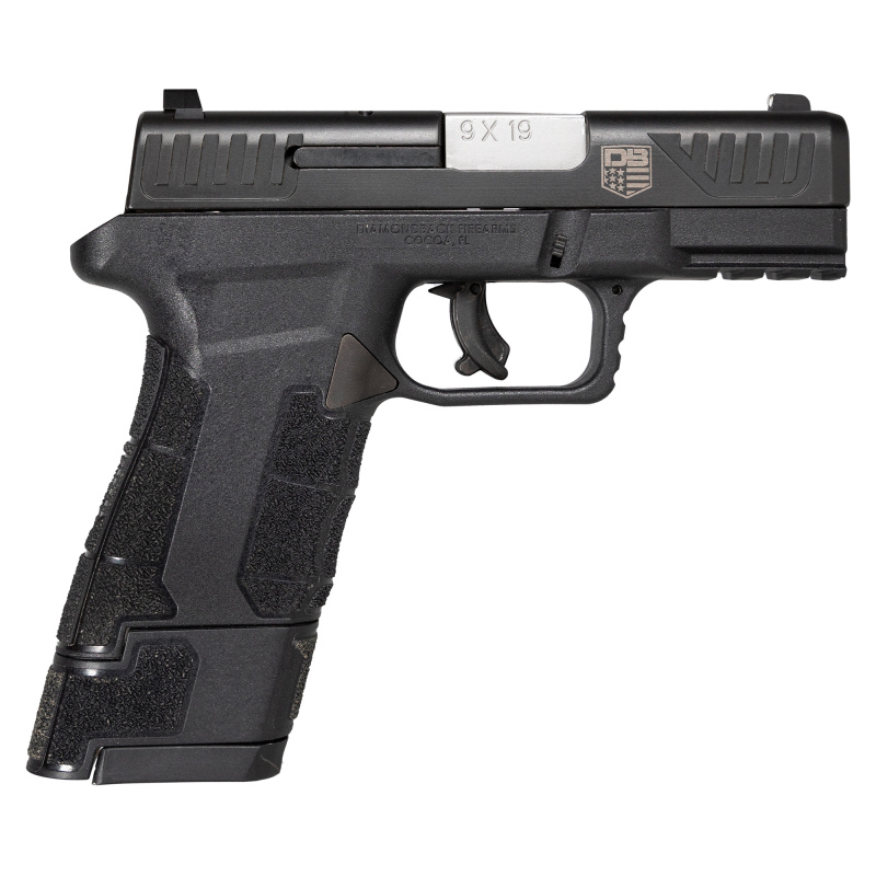 AM2, Semi-automatic Pistol, Striker Fired, 9MM, 3.5" Barrel, Polymer Frame, Black Finish, 12Rd & 17Rd, 2 Magazines DB0300P001