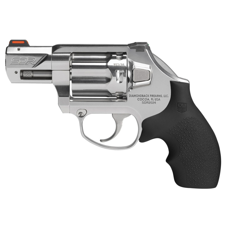SDR, Double Action Only, Bobbed Hammer, Revolver, .357 Magnum, 2" Barrel, Polished Finish, Stainless, Fiber Optic Rear Sight, Rubber Grips, 6 Rounds DB0700S702