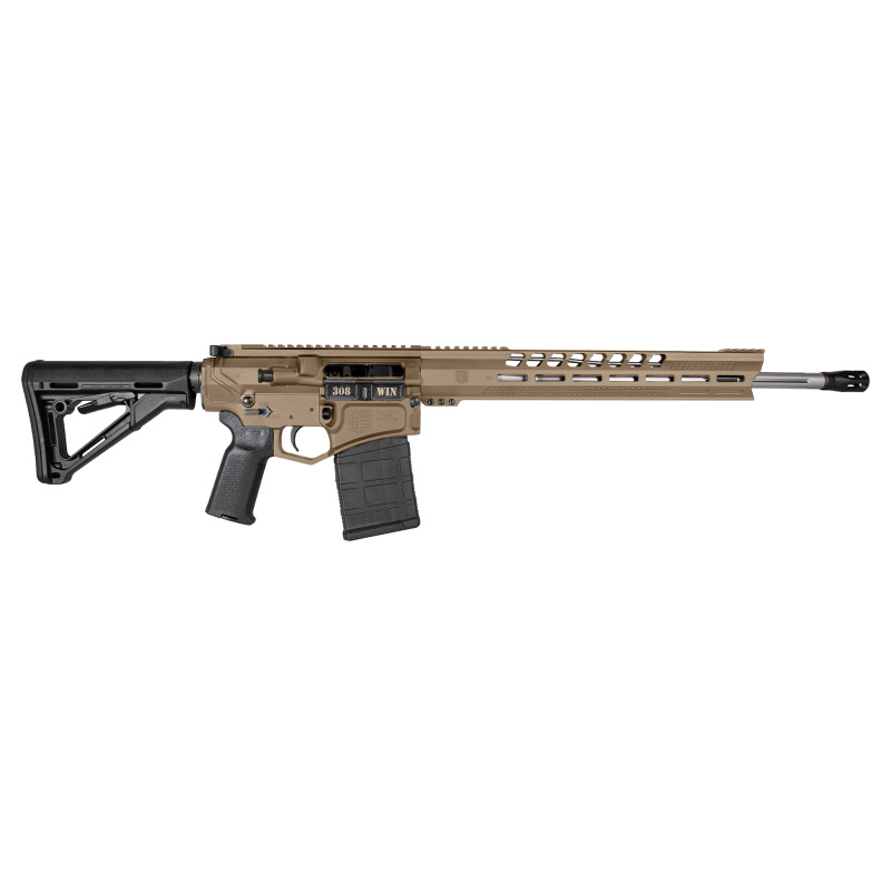 DB10 BLACK GOLD, Semi-automatic, AR, 308 Winchester, 18" Stainless Steel Barrel, Flash Hider, Flat Dark Earth Finish, 15" M-LOK V Rail, Magpul CTR Stock, Magpul Pistol Grip, 20Rd PMAG DB1032C061