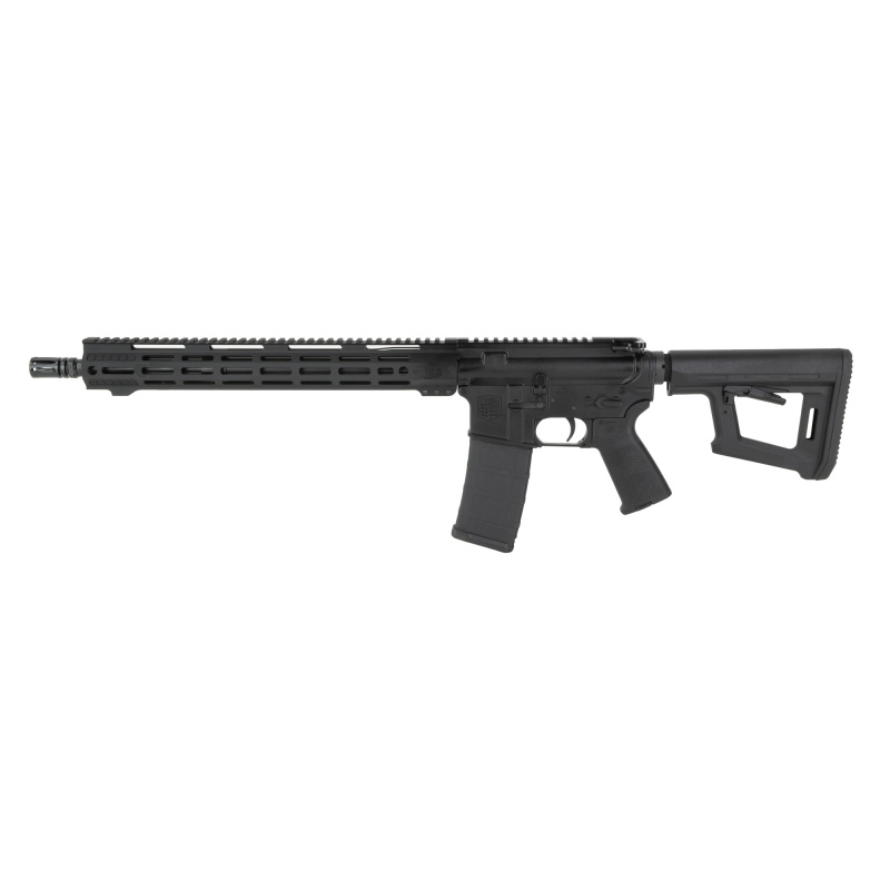 DB15, Carbon Series, Semi-automatic Rifle, AR-15, 5.56 NATO, 16" Threaded Barrel, 1/2x28 Thread Pitch, Mid-Length Gas System, 15" MLOK Handguard, Anodized Finish, Black, 1 Magazine, 30 Rounds DBF1718K001