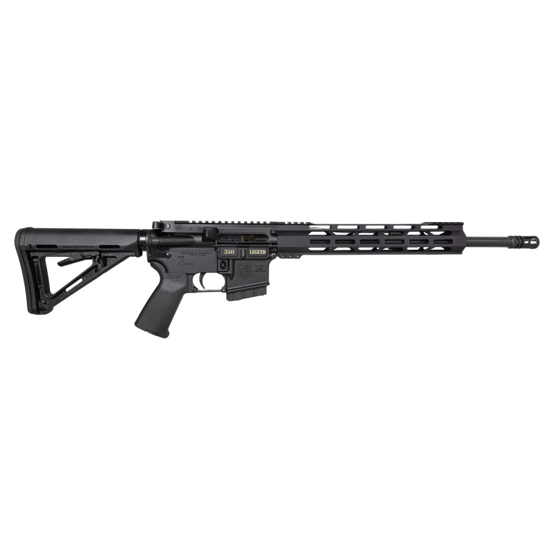 DB15, Semi-automatic Rifle, AR, 350 Legend, 16" Black Barrel, Matte Finish, Black, 12" Free Float M-LOK Hndguard, 5 Rounds, 1 Magazine DBF1718T001