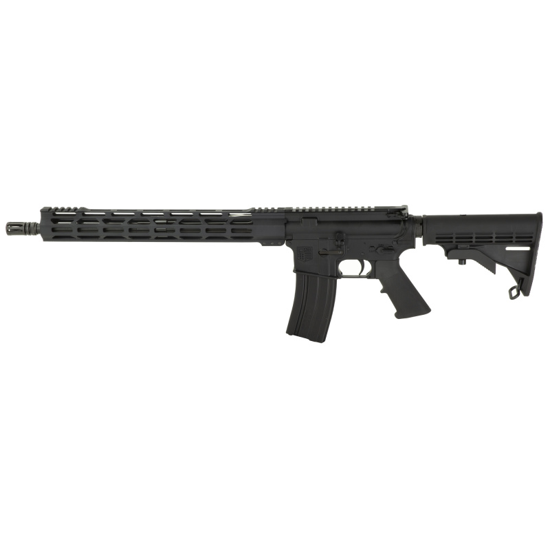 DB15, Semi-automatic Rifle, AR, 223 Remington/556NATO, 16" Barrel, Black, 6 Position Stock, 30 Rounds, 15" MLOK Handguard, 1 Magazine DB171AK001