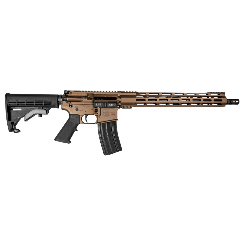 DB15, Semi-automatic Rifle, AR, 223 Remington/556NATO, 16" Barrel, Cerakote Finish, Bronze, 15" M-LOK Free Float Handguard, 6 Position Adjustable Stock, 30 Rounds, 1 Magazine DB171AK071