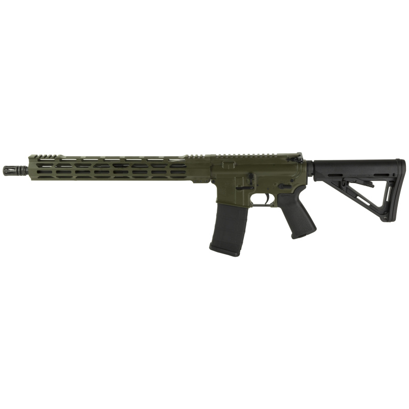 DB15, Semi-automatic Rifle, AR, 223 Remington/556NATO, 16" Barrel, Mil Spec OD Green, 6 Position Stock,30 Rounds, 15" MLOK Handguard, 1 Magazine DB171AK211