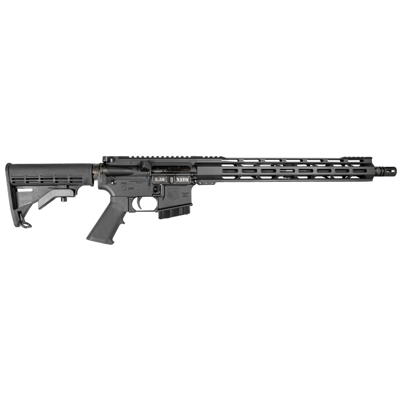 DB15, Semi-automatic Rifle, 223 Rem/556NATO, 16" Black Barrel, Black Finish, 10Rd, 15" MLOK Rail, 1 Metal Magazine DB172AK001