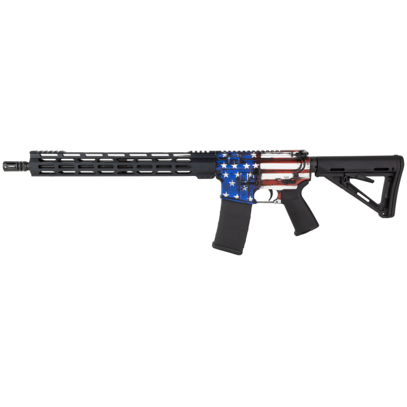 DB15, TALO Exclusive, Semi-automatic, AR, 556NATO, 16" Barrel, Cerakote Finish, American Flag Pattern, 15" M-LOK Free Float Handguard, 1 Magazine, 30 Rounds 1780K241