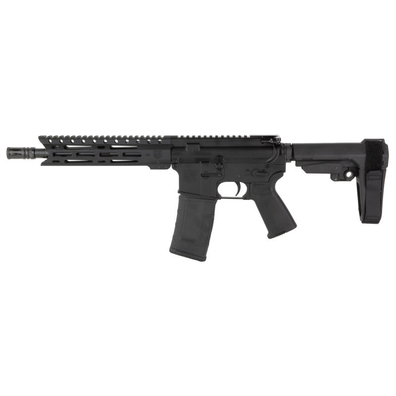 DB15 Carbon, Semi-automatic, AR Pistol, 300 Blackout, 10" Threaded Barrel, Magpul MOE Grip, 9" MLOK Rail, Anodized Finish, Black, SBA3 Brace, 30 Rounds, 1 Magazine DB1916B001