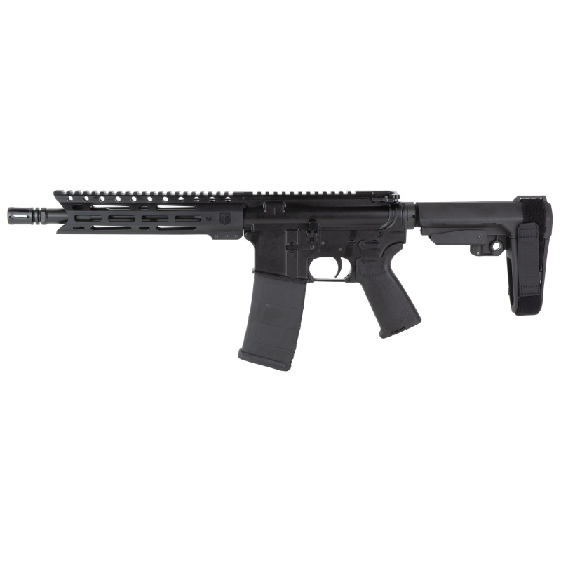 DB15 Carbon, Semi-automatic, AR Pistol, 556NATO, 10" Threaded Barrel, Magpul MOE Grip, 9" MLOK Rail, Anodized Finish, Black, SBA3 Brace, 30 Rounds, 1 Magazine DB1916K001