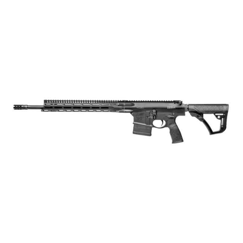 DD5 V4-CC, Semi-automatic Rifle, AR, 308 Winchester/7.62 NATO, 18" Barrel, 1:11 Twist, Matte Finish, Black, Daniel Defense Stock, MLOK Rail, 10 Round, 1 Magazine, 33.3 Tactical CalCatch Installed, California Compliant 02-158-13210-055