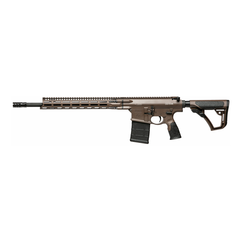 DD5 V4, Semi-automatic Rifle, AR, 6.5 Creedmoor, 18" CHF Barrel, 1:8" Twist, 5/8X24" Thread Pitch, Matte Finish, Brown, Daniel Defense Furniture, M-LOK Rail, Fully Ambidextrous Controls, Grip-N-Rip Charging Handle, 20 Rounds, 1 Magazine 02-158-20057-047