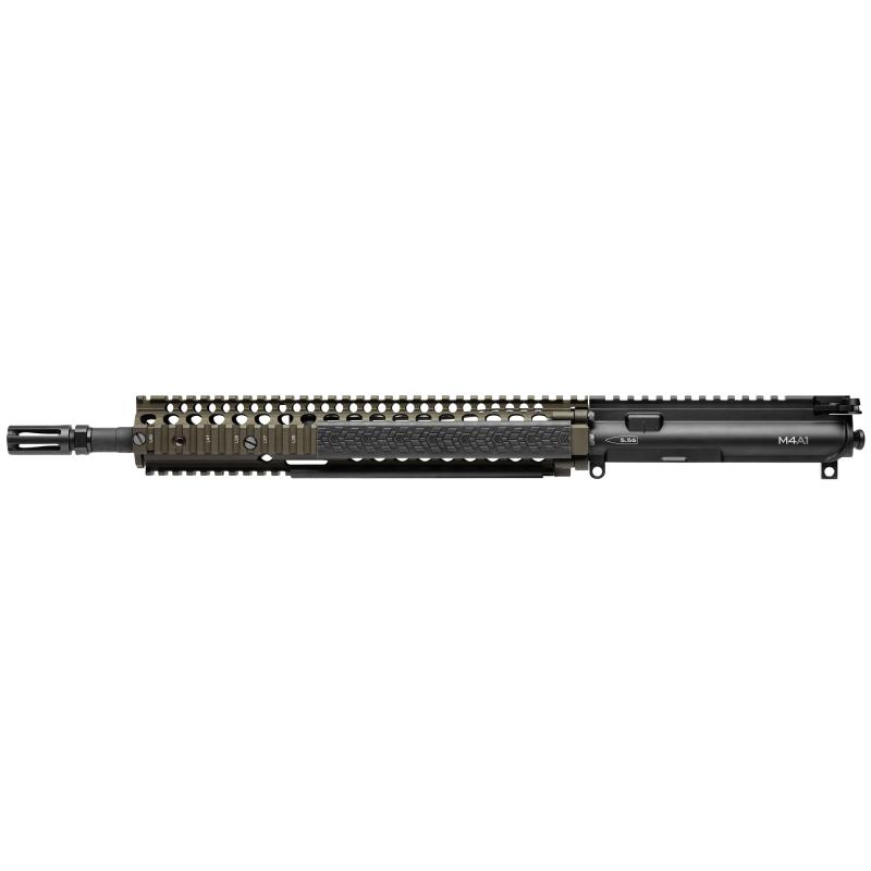 DDM4 A1 Upper Receiver Group 5.56mm NATO 14.5 Inch Barrel with Permanently Attached Daniel Defense Improved Flash Suppressor to Meet the NFA Required 16 Inch Length