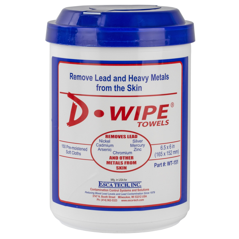 D-Wipe Disposable Towels 150 Per Container 8 Per Case