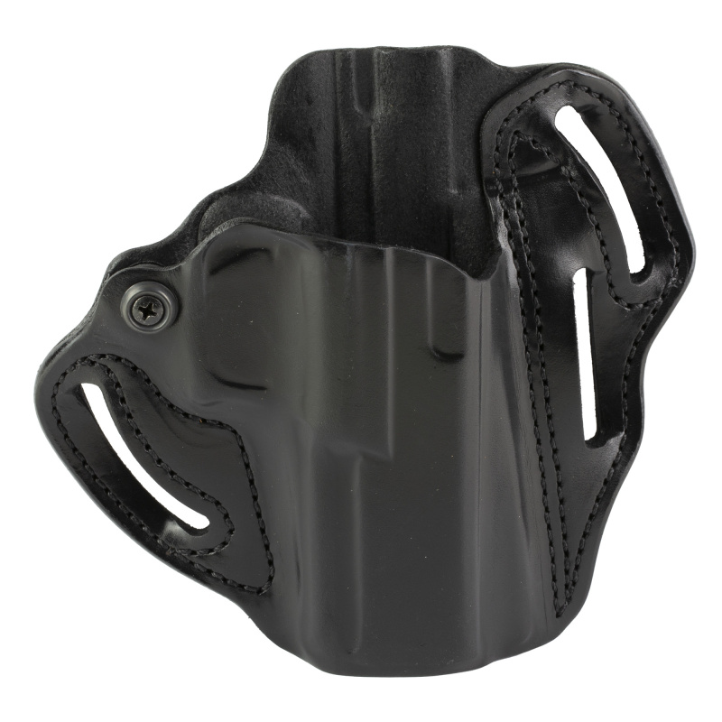 Speed Scabbard, Belt Holster, Fits Springfield Echelon, Right Hand, Black Leather 002BA0XZ0