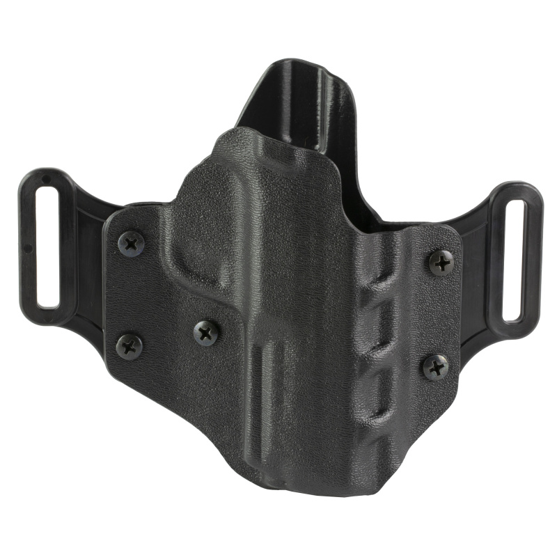 #195, Veiled Partner OWB Belt Holster, Fits Smith & Wesson Equalizer, Right Hand, Kydex Construction, Black 195KA1RZ0