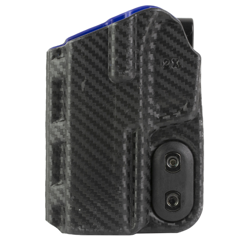 Slim-Tuk, Inside Waistband Holster, Fits Sig Sauer P365-XMACRO, Ambidextrous, Carbon Fiber Exterior Finish, Blue Kydex Interior 219KJ2XZ0
