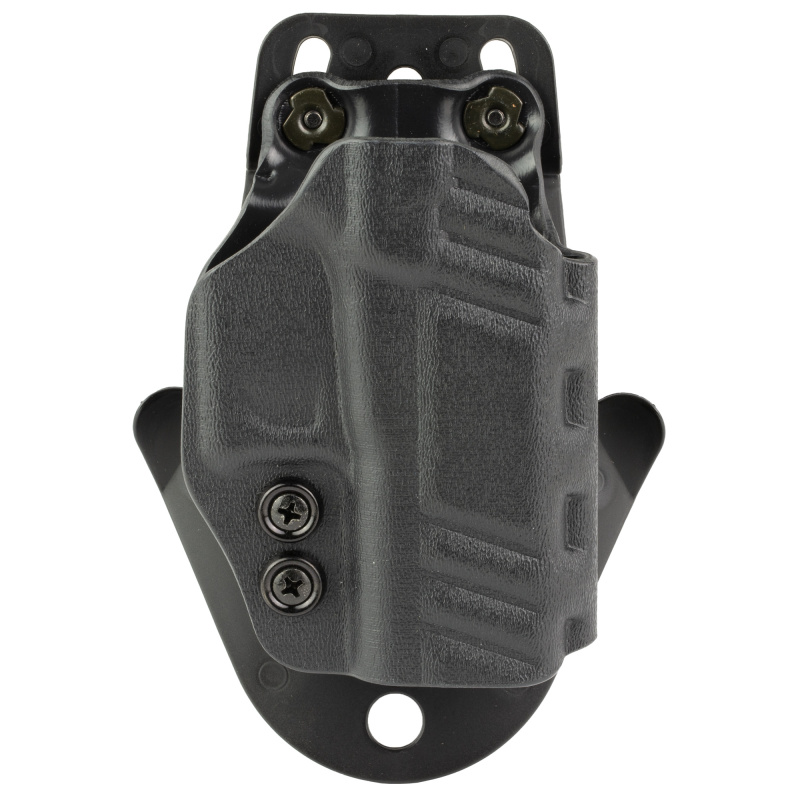 D94, DS Paddle Holster, Belt Holster, Fits Glock 43, 43X, Right Hand, Black Kydex D94KA8BZ0