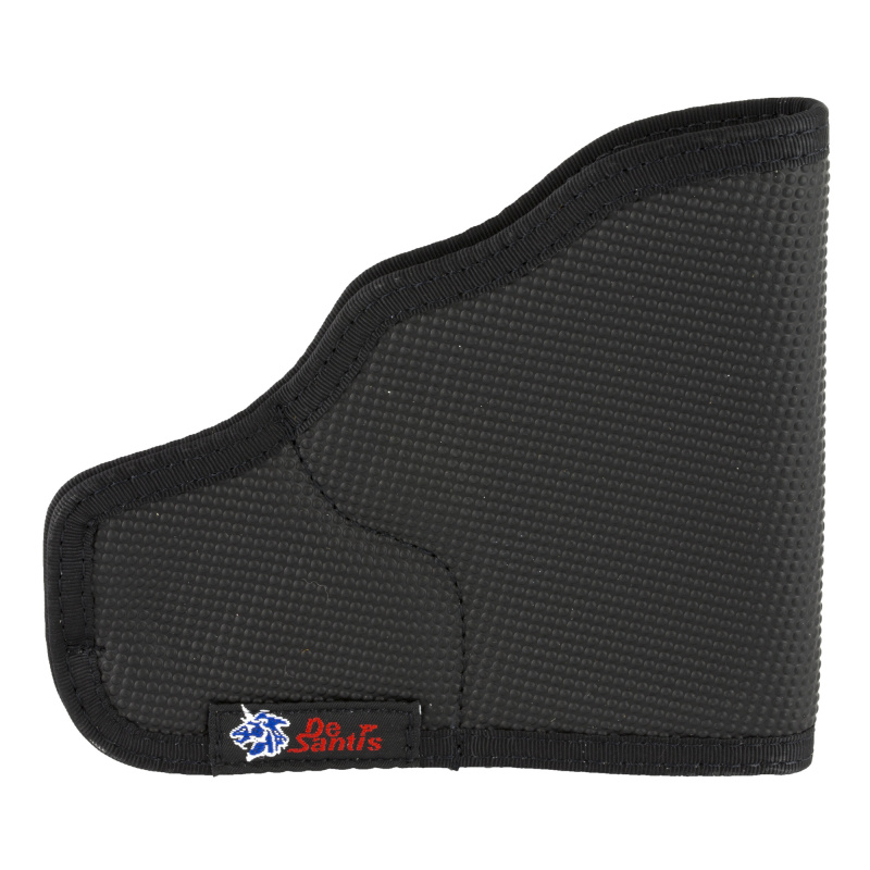 Ammo Nemesis Pocket Holster, Fits J-Frame 2.25", Bodyguard .38, Ruger LCR, Ambidextrous, Black Leather DSGM33BJN3Z0