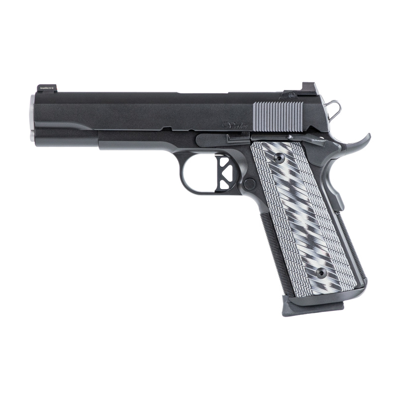 Dan Wesson Valor 1911| 45 ACP, Stainless w/ Black Duty Finish, Tritium Front Sight, Serrated Rear, Stan Chen Magwell, 8 Rd, 01823