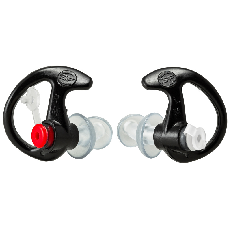 EP3 Sonic Defenders Earplugs Medium Black 1 Pair