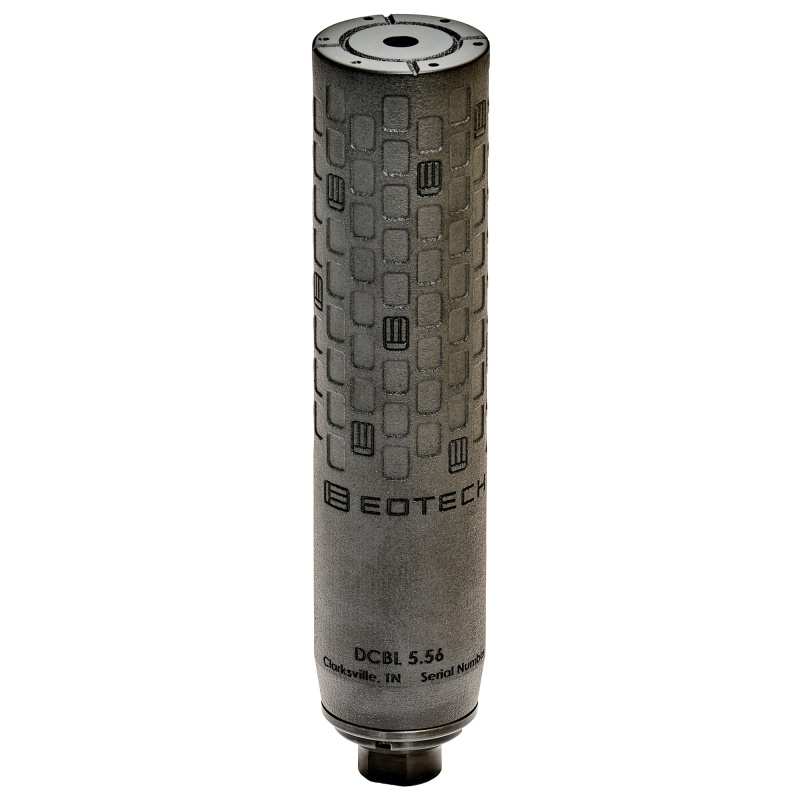 DCBL-556, 5.56 NATO, Suppressor, Grade 5 Titanium Construction, Cerakote Finish, Black, Includes HUB Mount and Flash Hider EOT-DCBL-556-MB