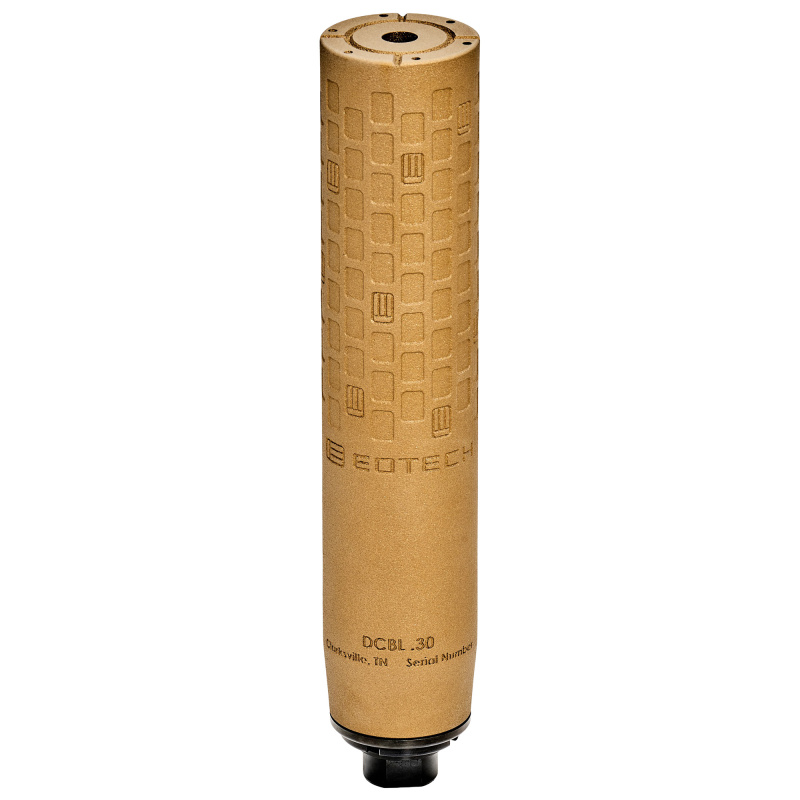 DCBL-762, .30 Cal, Suppressor, Grade 5 Titanium Construction, Cerakote Finish, Tan, Includes HUB Mount and Flash Hider EOT-DCBL-762-TN