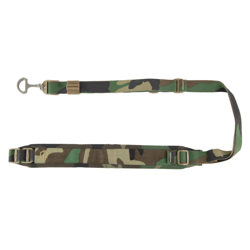 ESD Sling, Padded, 2-Point Combat Sling, 1" Matte, M81 Woodland, 20+ Inches of Adjustment, Mounting Hardware not Included ESD-SL-PAD-M81