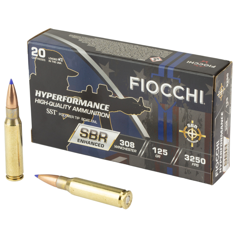 Hyperformance SBR, Enhanced, 308 Winchester, 125 Grain, SST, 20 Round Box 308SBRA