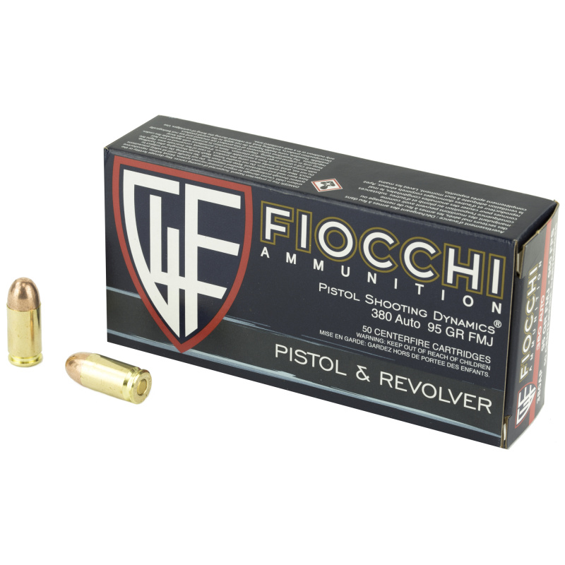 Shooting Dynamics .380 ACP 95 Grain Full Metal Jacket Box of 50 Rounds