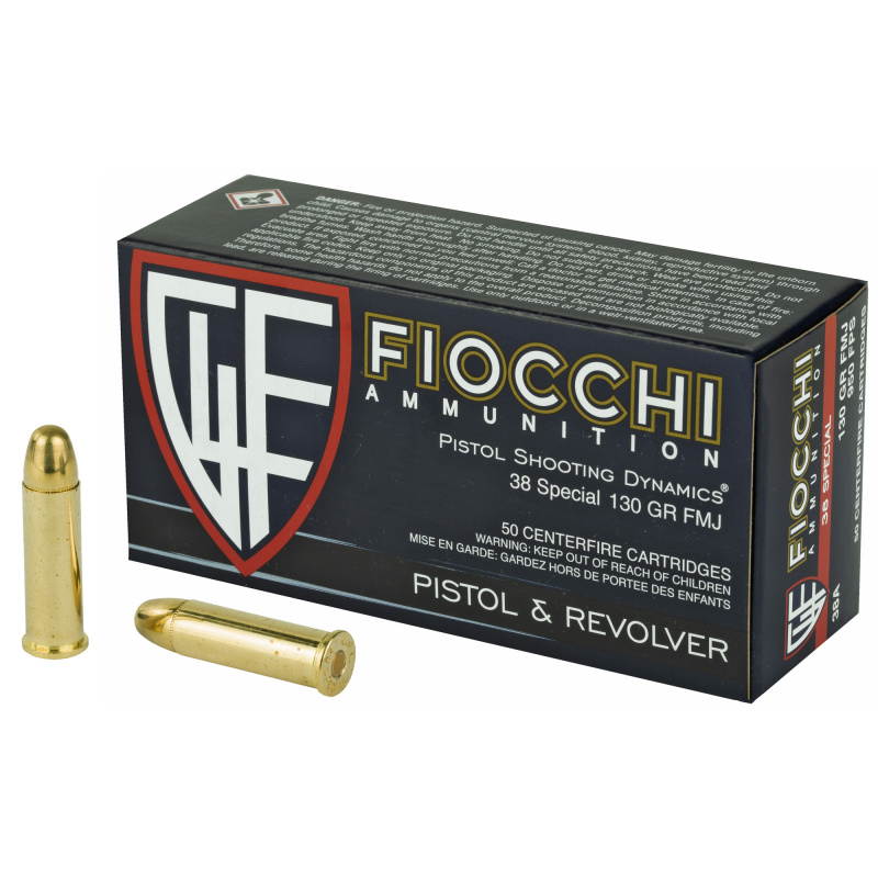 Shooting Dynamics .38 S&W Special 130 Grain Full Metal Jacket