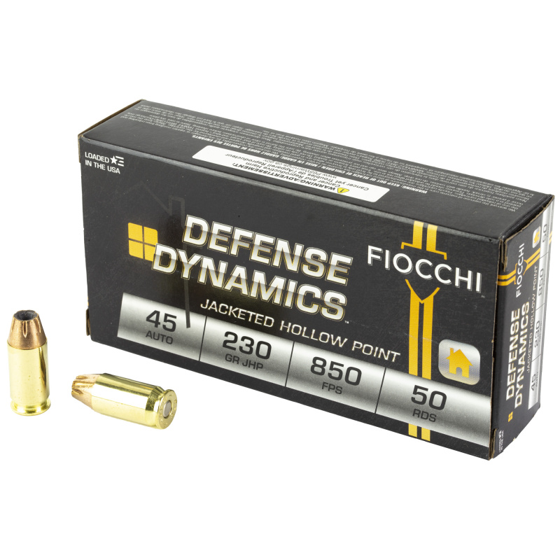 Shooting Dynamics .45 Auto 230 Grain Jacketed Hollow Point