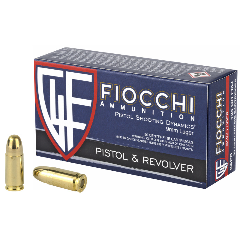 Shooting Dynamics 9mm Luger 124 Grain Full Metal Jacket