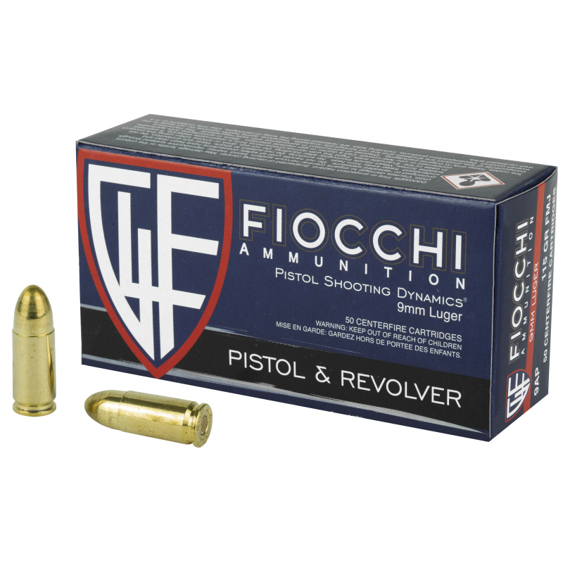 Shooting Dynamics 9mm Luger 115 Grain Full Metal Jacket