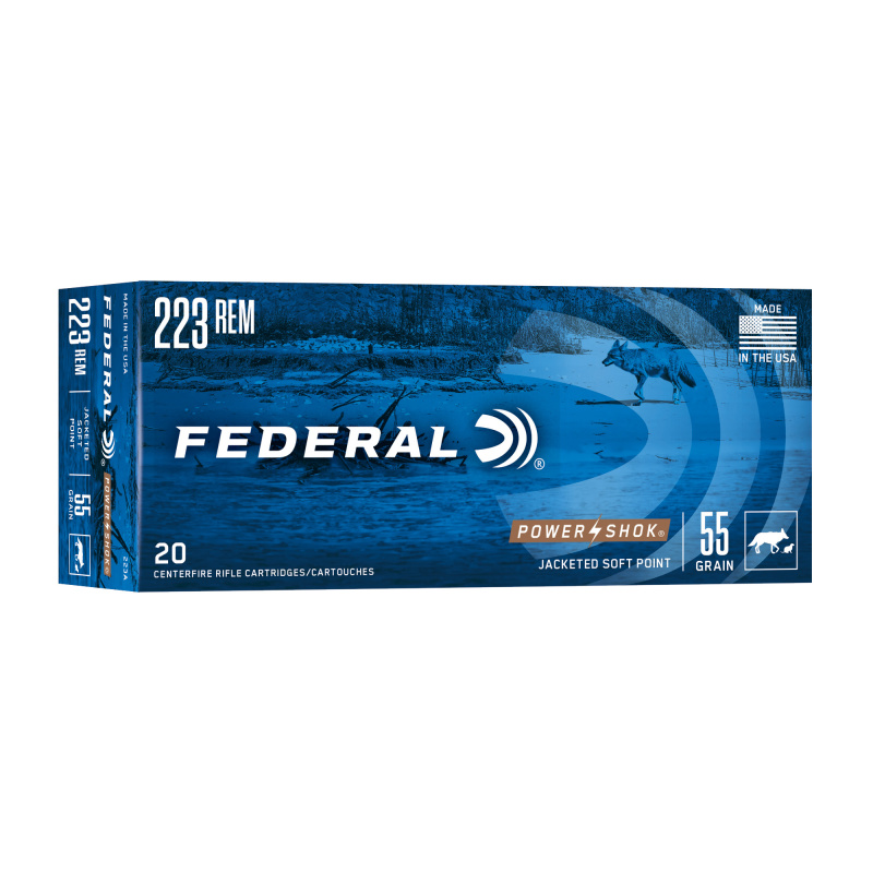 Power-Shok .223 Remington 55 Grain Soft Point