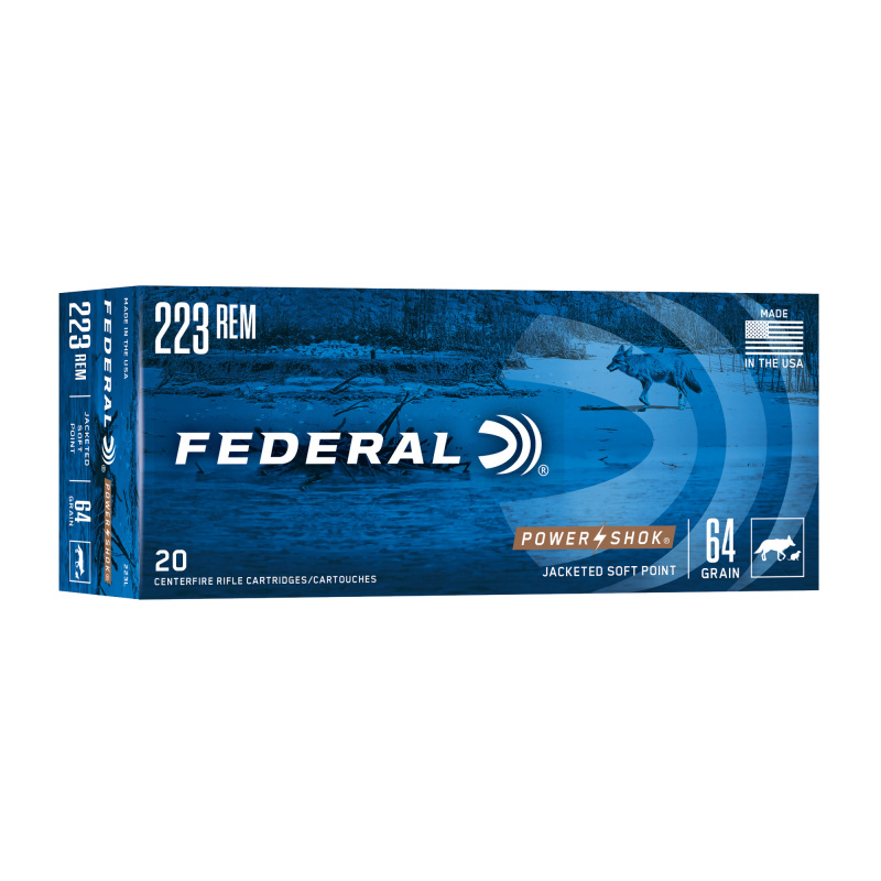 Power-Shok .223 Remington 64 Grain Soft Point