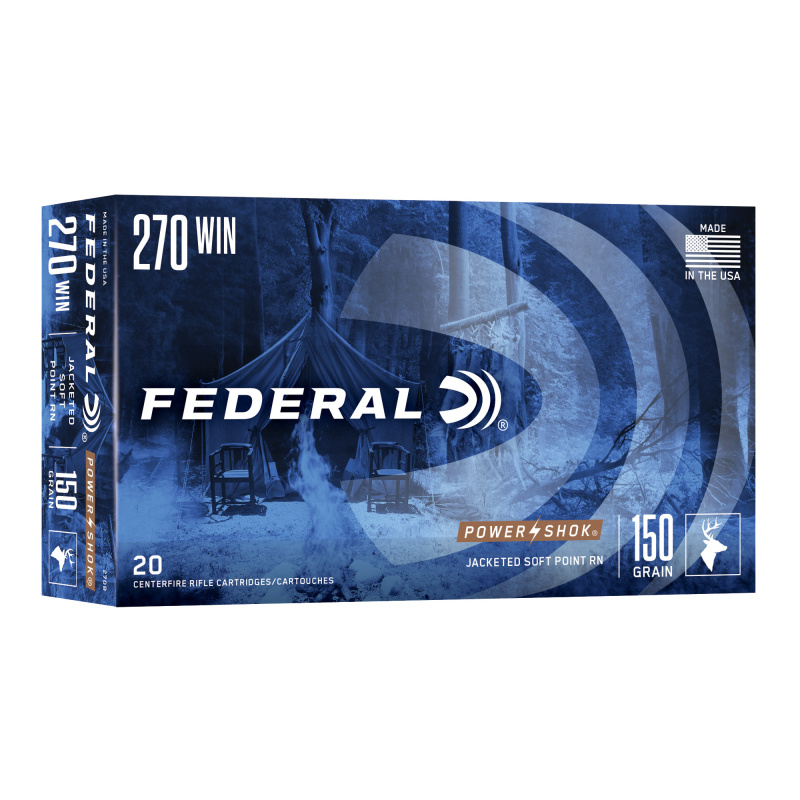 Power-Shok .270 Winchester 150 Grain Soft Point Round Nose