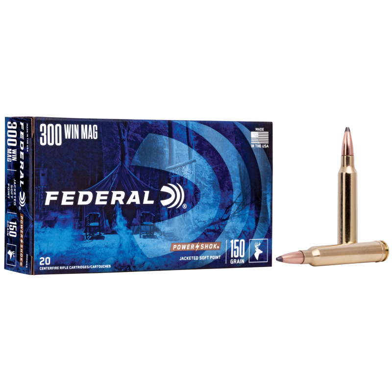Power-Shok .300 Winchester Magnum 150 Grain Speer Hot-Cor Soft Point