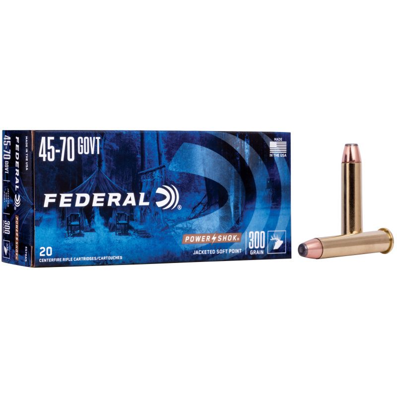 Power-Shok .45-70 Government 300 Grain Speer Hot-Cor Soft Point