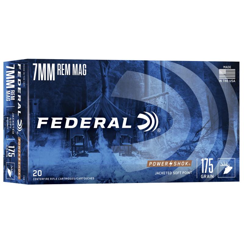 Power-Shok 7mm Remington Magnum 175 Grain Soft Point